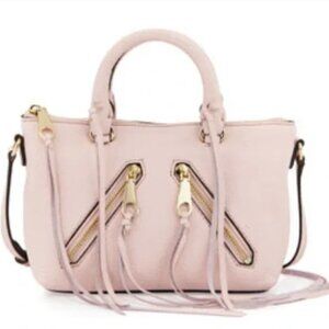 *NEW* Rebecca Minkoff Micro Moto Satchel Baby Pink
